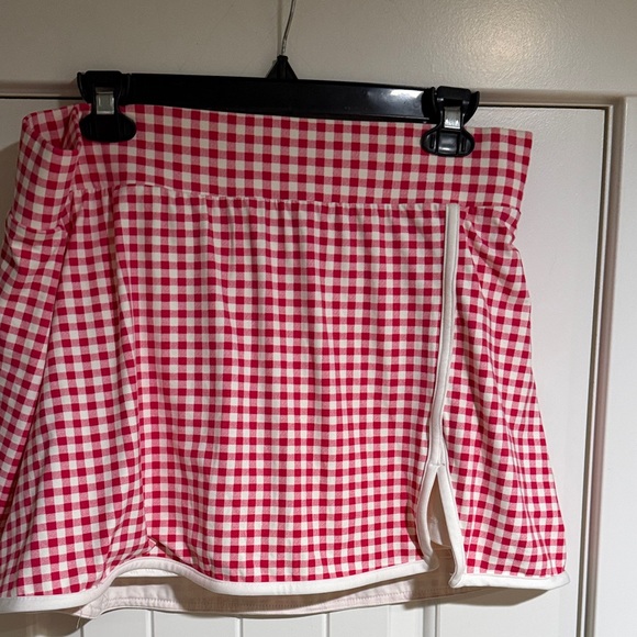 All in Motion Pink and White Gingham Skirt - Picture 1 of 7